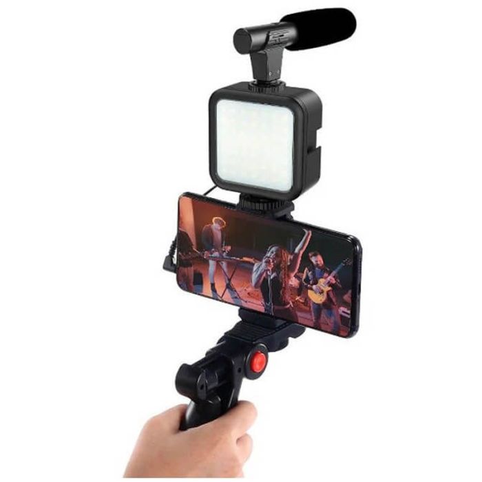 Ensemble Vlog 4 En 1 PLATINET PMVG4IN1 Pour Smartphone