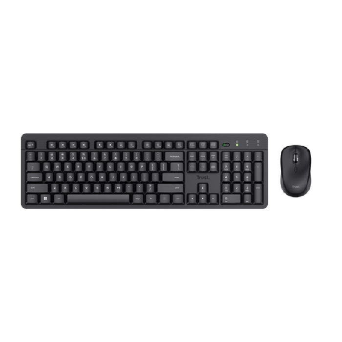 Ensemble Souris et Clavier Sans Fil TRUST Ody II AZERTY Français USB -Noir