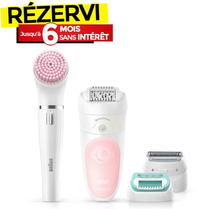 Épilateur BRAUN Silk-Epil 5 SES5-875BS pour visage et corps