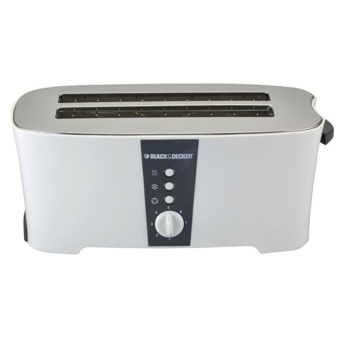 Grille Pain BLACK & DEKER ET124 1350W - Blanc