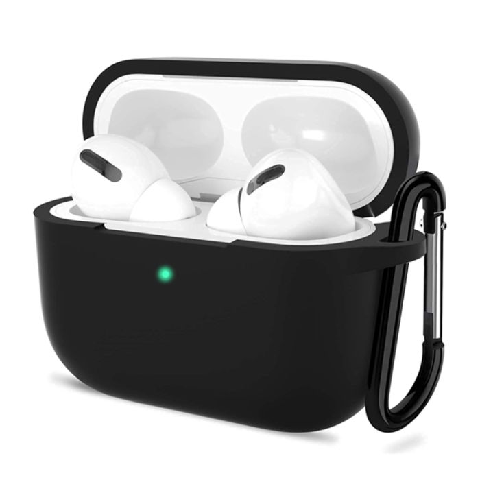 Étui De Protection En Silicone Pour Airpods Pro - Noir