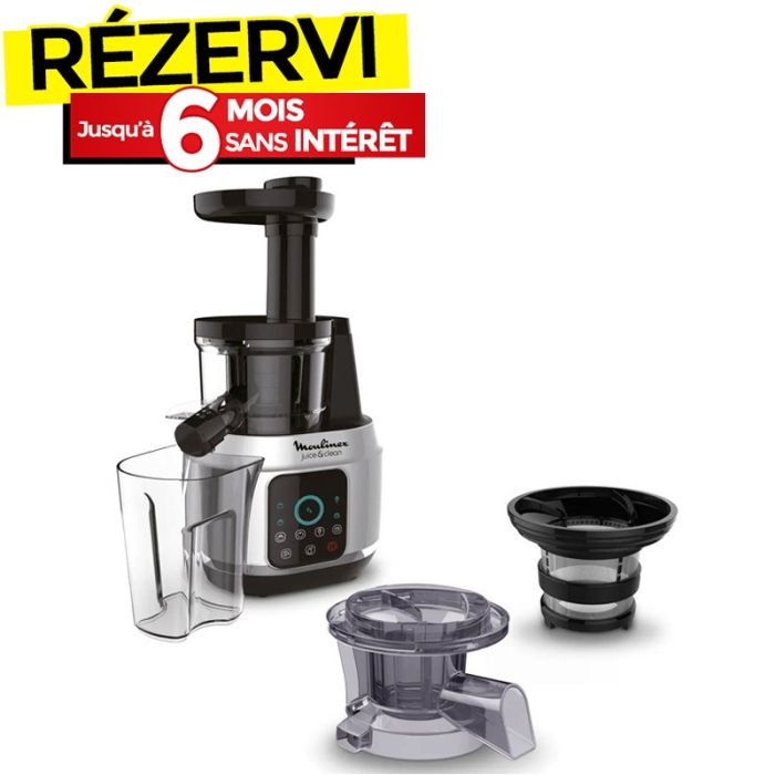 Extracteur De Jus MOULINEX Juice & Clean ZU420E10 150W - Gris