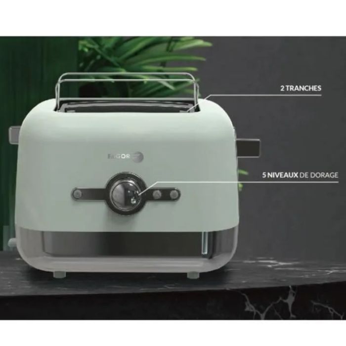 Grill Pain FAGOR FG1930 870W 2 Fentes - Vert