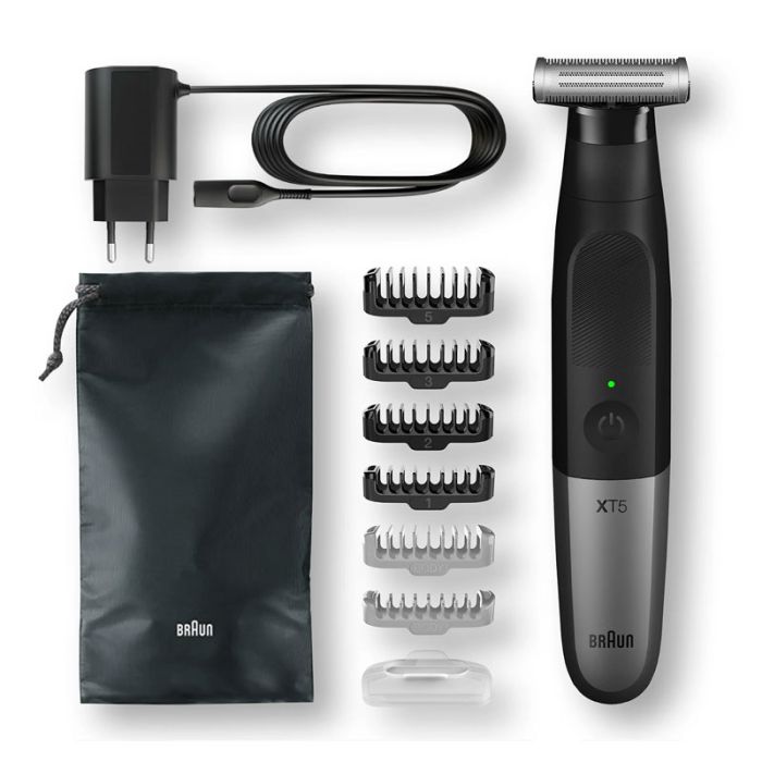 Rasoir-Tondeuse Rechargeable BRAUN Series X Wet & Dry - Noir (XT5200)