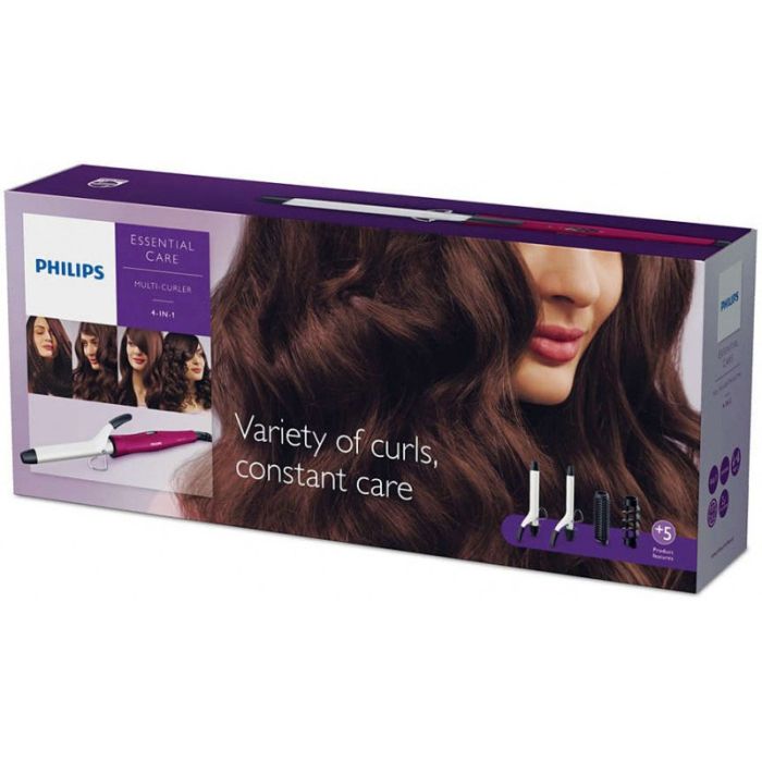 Fer À Boucler Multi-Styler 4EN1 PHILIPS HP8696-03 - Rose