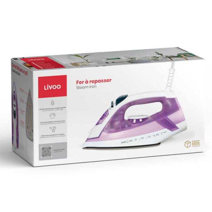 Fer a repasser LIVOO DOM481 2000W - Violet