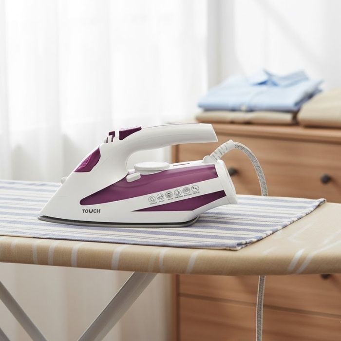 Fer à Vapeur TOUCH 40435 2200W - Blanc&Violet
