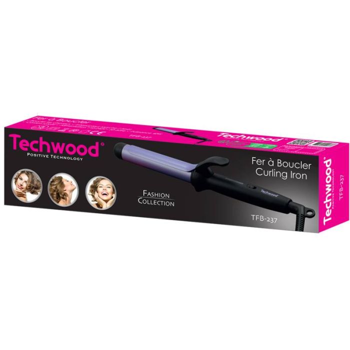 Fer A Boucler TECHWOOD TFB-237 40W - Noir