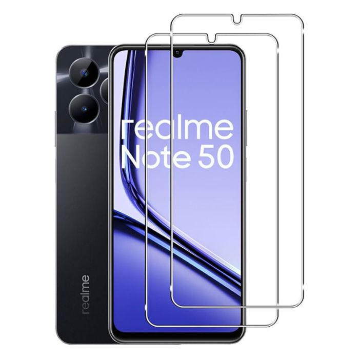 Film De Protection GLASS HD+ Pour Smartphone REALME Note 50 (2PCS)