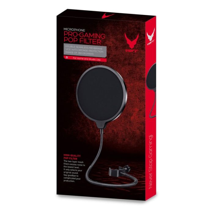 Filtre Anti-pop VARR Pour Microphone Gaming VGMPF - Noir