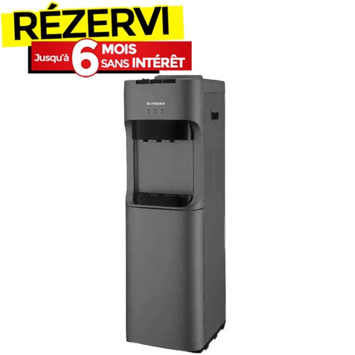 Fontaine d'Eau Fraîche FRESH Chaud/Froid Avec Tiroir 20Litres Gris