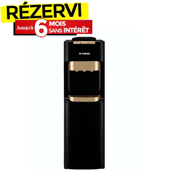 Fontaine D'Eau Fraîche FRESH Chaud/Froid 20 Litres Noir