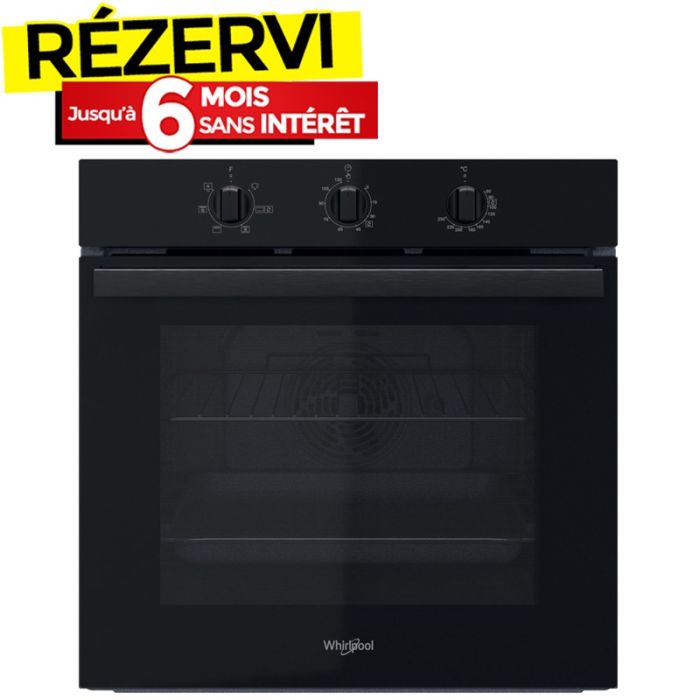 Four Électrique Encastrable WHIRLPOOL OMR35HR0B 71L - Noir