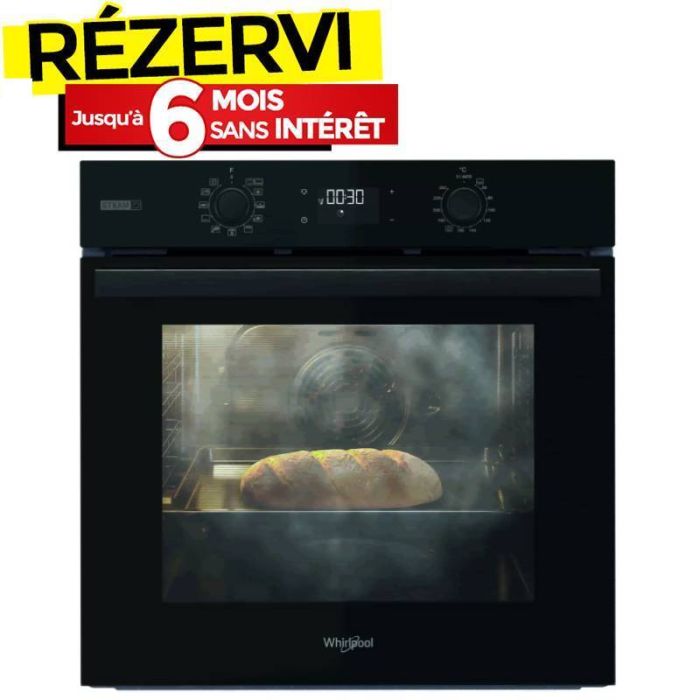 Four Électrique Encastrable WHIRLPOOL OMSR58CU1SB 71L - Noir