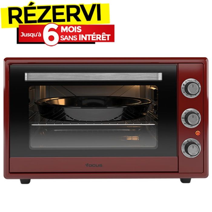 Four Électrique Ventilé FOCUS F-60R 60L - Rouge