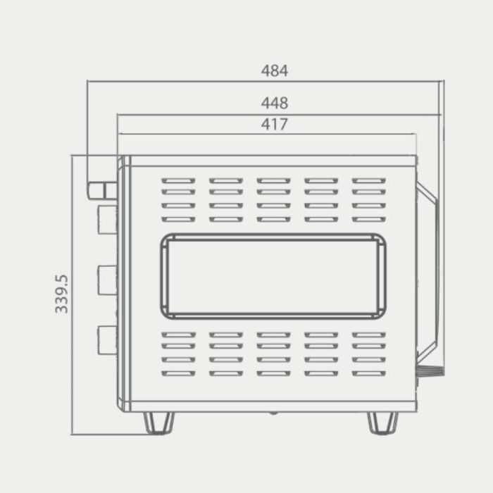 Four Électrique Ventilé FOCUS F-60G 60L - Gris