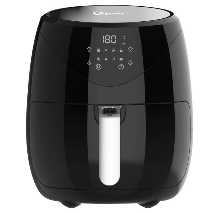 Friteuse Numérique Sans Huile TOPMATIC AF-1450D 1400W – Noir