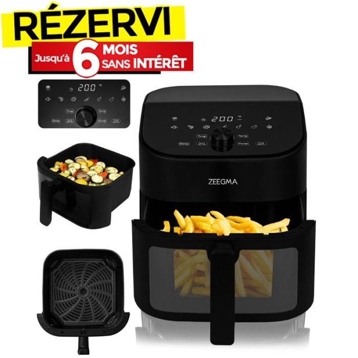 Friteuse Sans Huile ZEEGMA 20231092 1600W - Noir