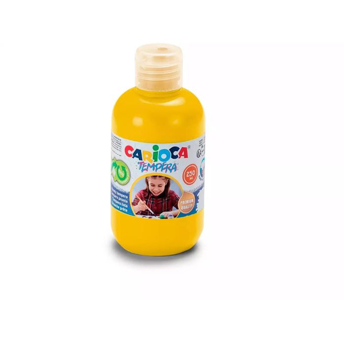 Gouache liquide CARIOCA 250 ml Jaune primaire