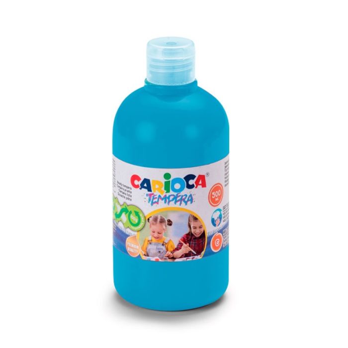 Gouache liquide CARIOCA 500 ml Bleu Ciel