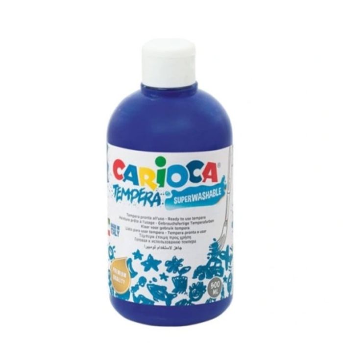 Gouache liquide CARIOCA 500 ml Bleu Fonce