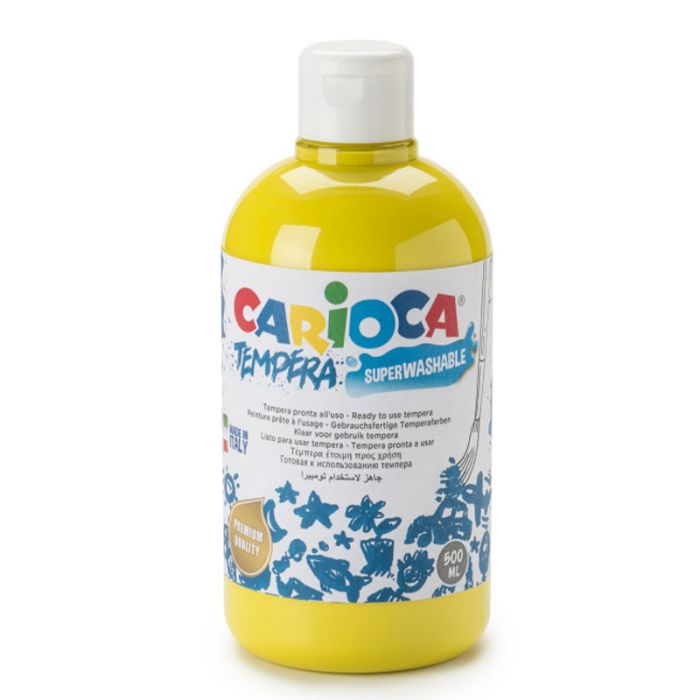 Gouache liquide CARIOCA 500 ml Jaune primaire 