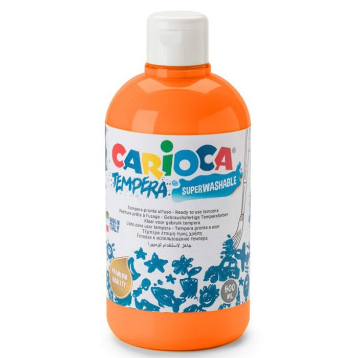 Gouache liquide CARIOCA 500 ml Orange 