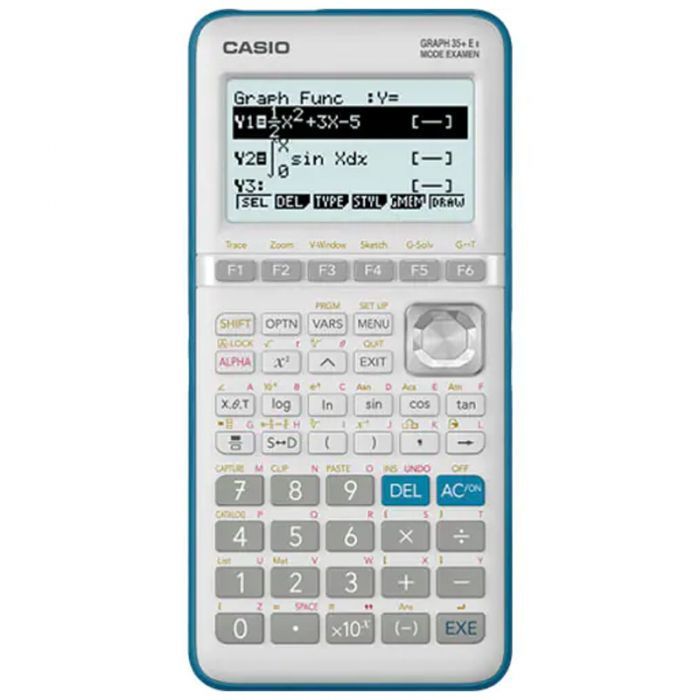 Calculatrice Graphique CASIO Graph 35+E II Version 2 10 + 2 chiffres - Gris 