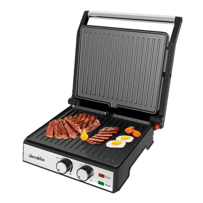 Grill A Viande DECAKILA KEEC079M 2000W - Chrome