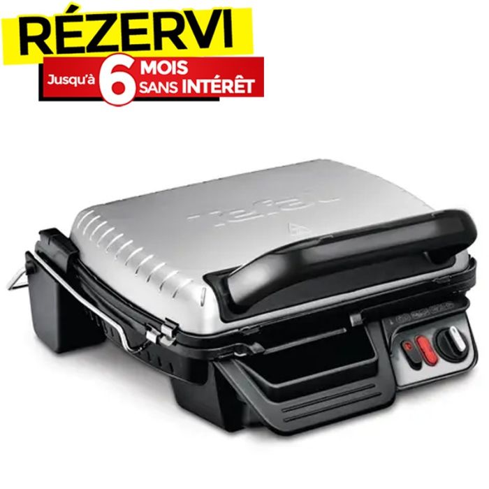 Grill Électrique TEFAL Ultracompact 600 Comfort 2000W - Noir
