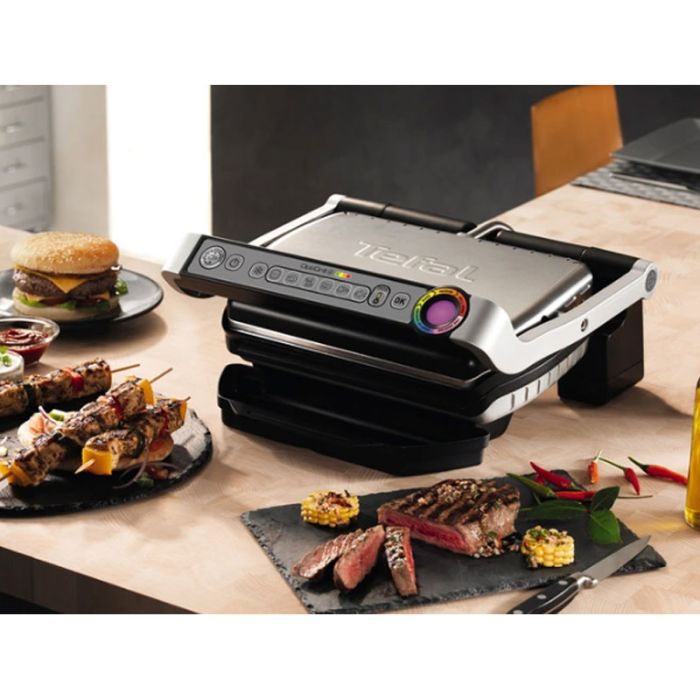 Gril Viande TEFAL GC712D12 Intelligent 2000W Chrome gril-viande-tefal-gc712d12-intelligent-2000w-chrome
