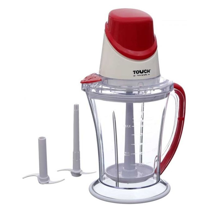 Hachoir a viande TOUCH 1.5L Avec accessoires - Rouge