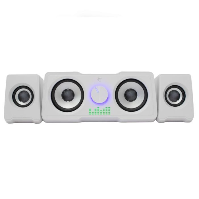 Haut-parleur 2.2 WHITE SHARK Mood RGB - Blanc