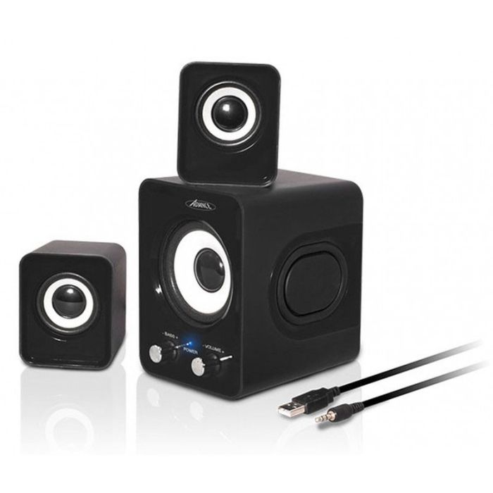 Haut Parleur Filaire ADVANCE Speaker 2.1 6 W - Noir