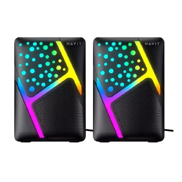 Haut Parleur Filaire HAVIT SK763 RGB - Noir