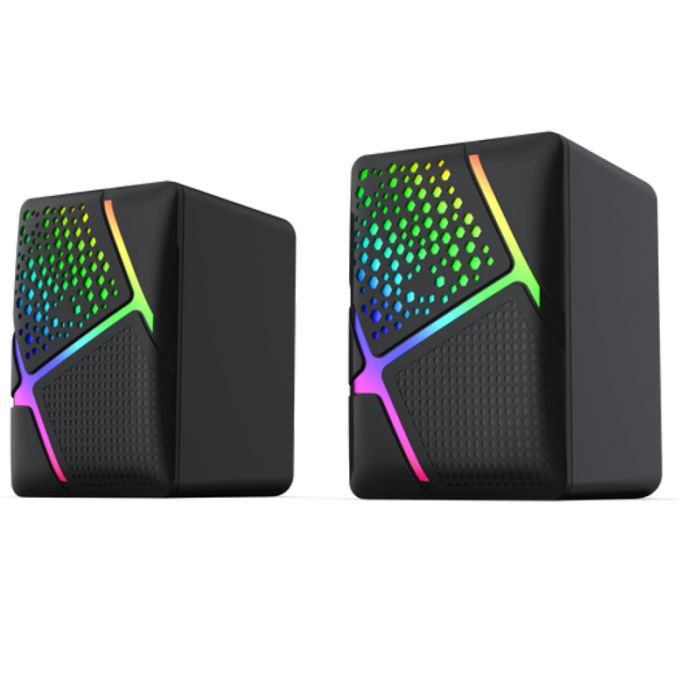 Haut Parleur Filaire STAR WAVE WS0123	RGB - Noir