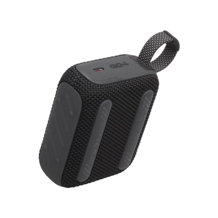 Étui De Protection En Silicone Pour JBL GO 4 - Avec Bandoulière, étanche, Absorption Des Chocs, Noir