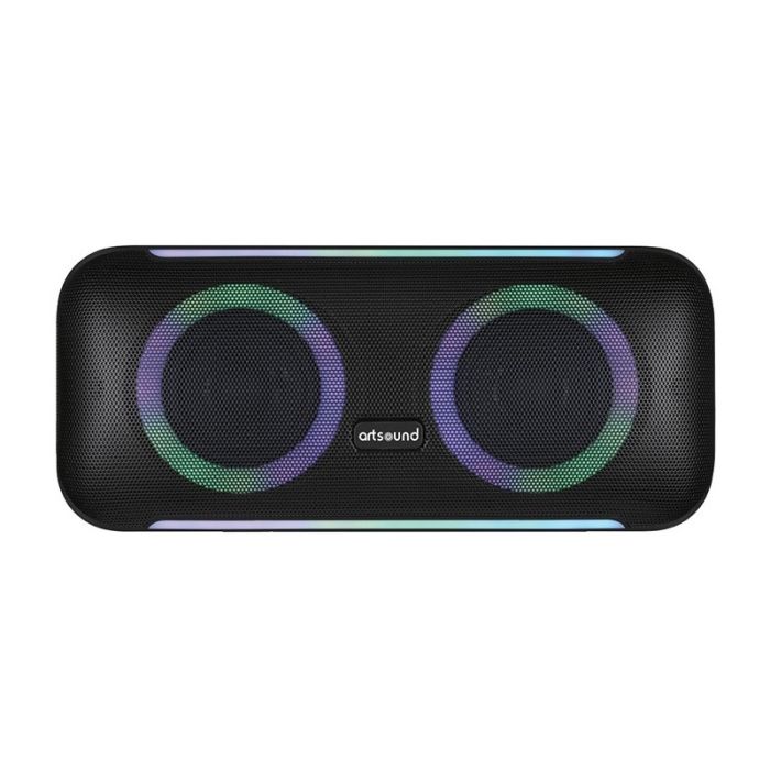 Haut Parleur Sans Fil Portable ARTSOUND Lightbeats L - Noir