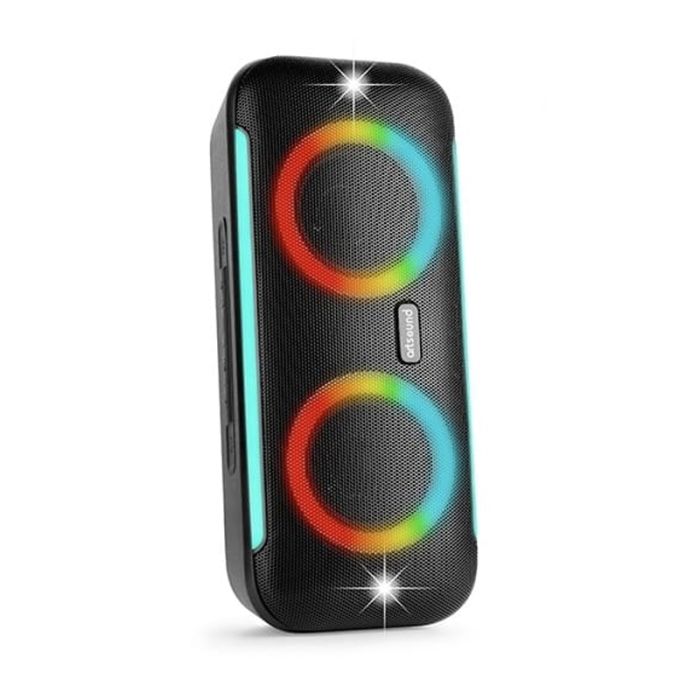 Haut Parleur Sans Fil Portable ARTSOUND Lightbeats M - Noir