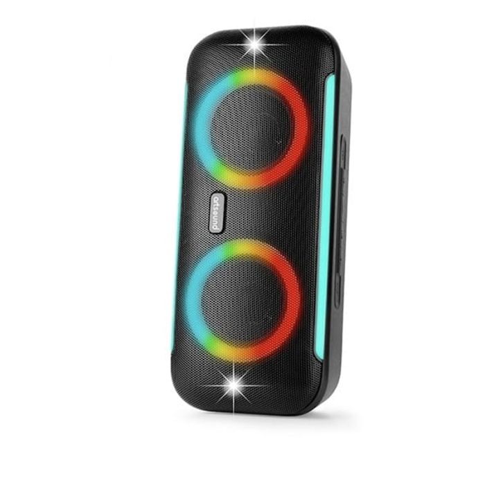 Haut Parleur Sans Fil Portable ARTSOUND Lightbeats M - Noir