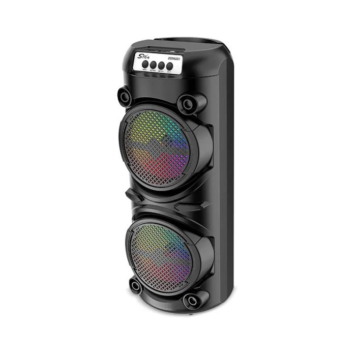 Haut Parleur Sans Fil ZQS 6223 Bluetooth Avec Micro Filaire - Noir