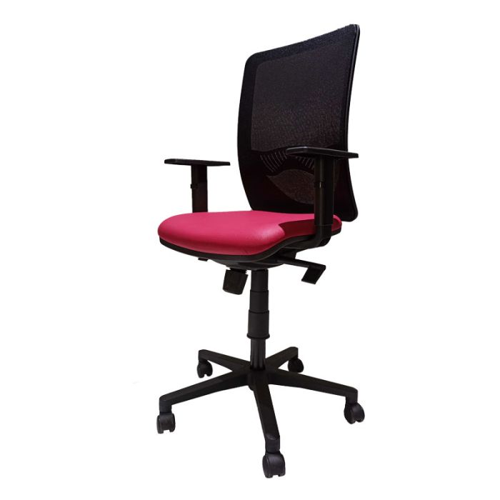 Fauteuil Opérationnel DUKE En Simili Cuir Avec Accoudoirs Réglable - Rose Fushia