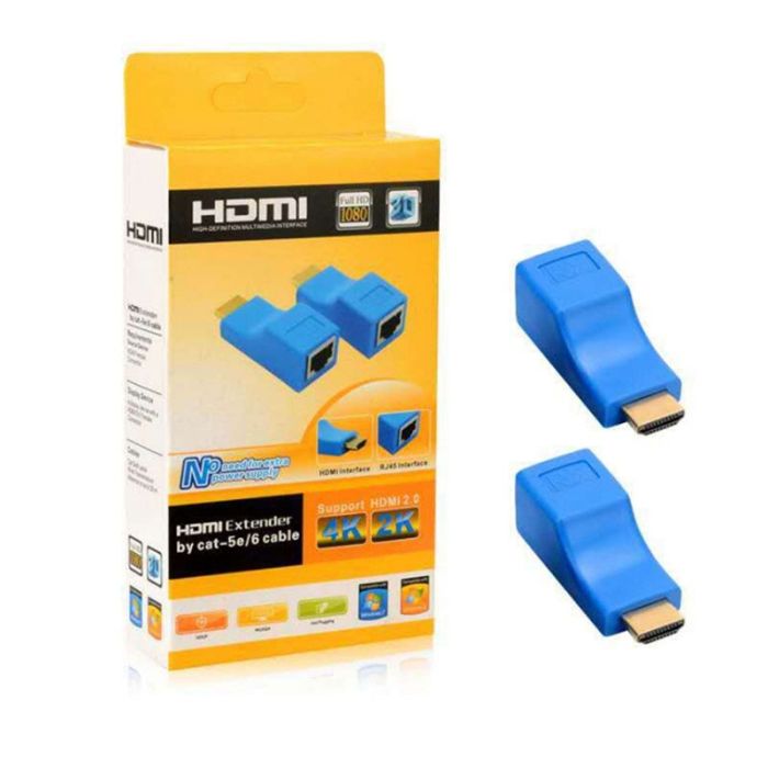 Convertisseur Extender HDMI 30M 1080P - Bleu