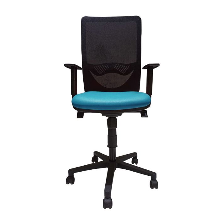 Fauteuil Opérationnel DUKE En Simili Cuir Avec Accoudoirs Réglable - Bleu