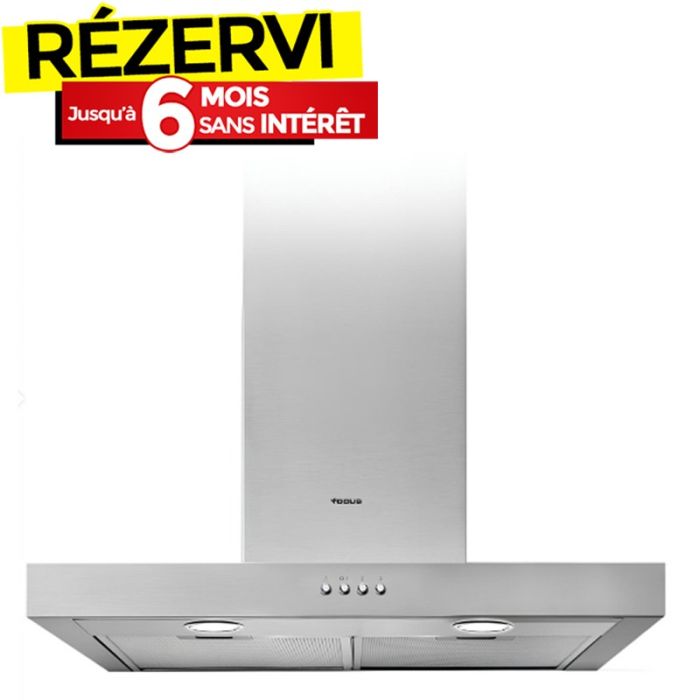 Hotte Cheminée FOCUS F618X 60cm - Inox