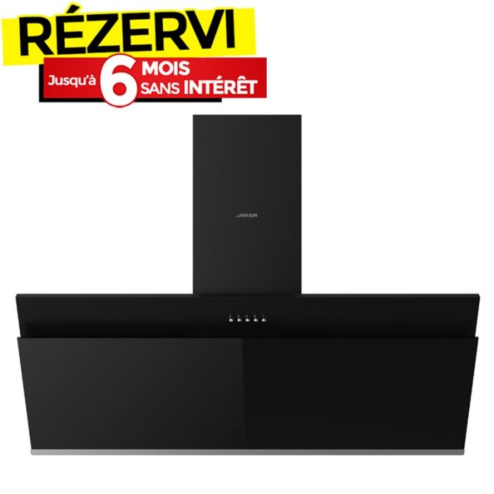 Hotte Décorative JOKER JHCBW-1090B 90cm - Noir