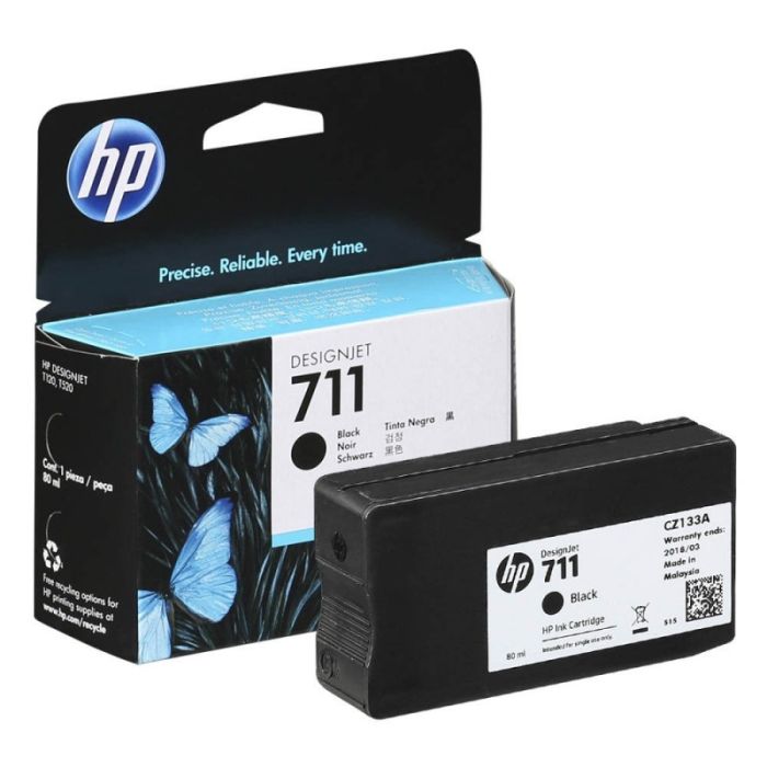 Cartouche Jet d'encre Original HP 711 - Noir (CZ129A)