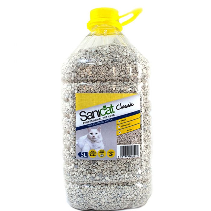 Litiere Classic Sanicat Pour Chats 5l