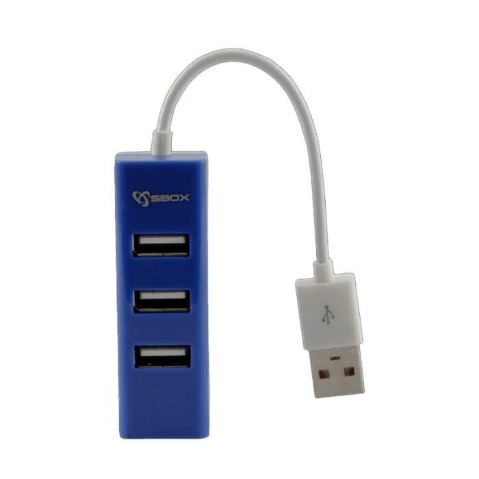 Hub SBOX H-204 USB 2.0 4 Ports - Bleu