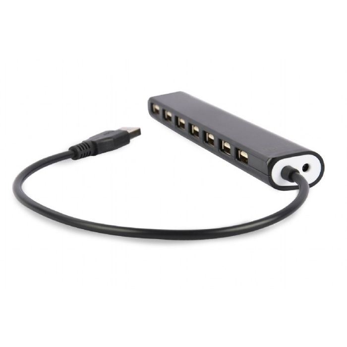 HUB USB GEMBIRD USB 2.0 à 7 ports - Noir	